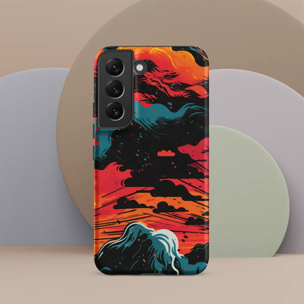 Ethereal Twilight: A Dramatic Landscape in Motion