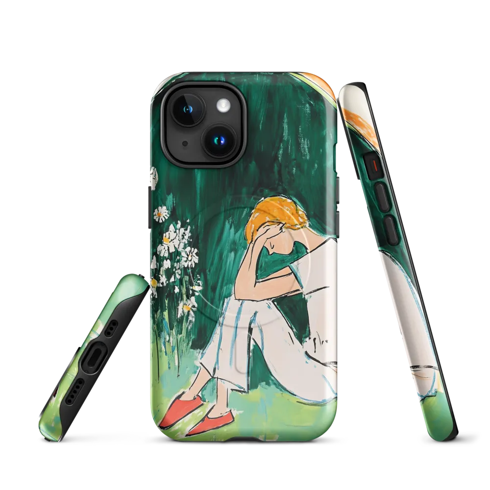 Silent Sorrow | Phone Case |  15 | MagSafe® Tough Case | Glossy