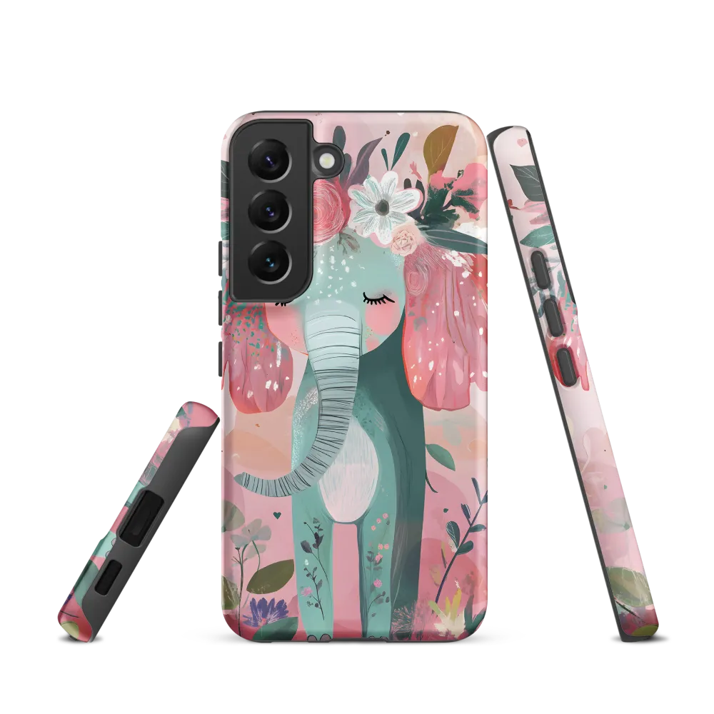 Whimsical Elephant in Bloom