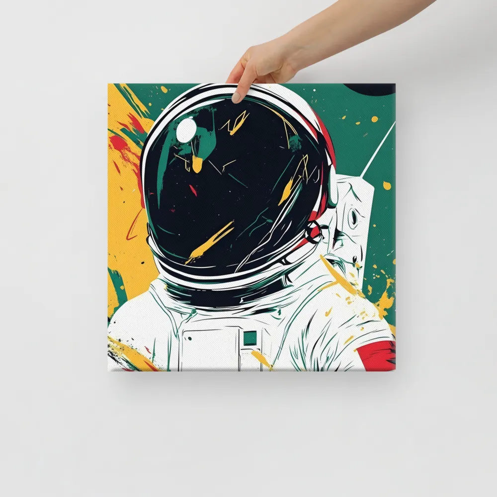 Galactic Explorer: A Modern Odyssey | Canvas | 16″×16″