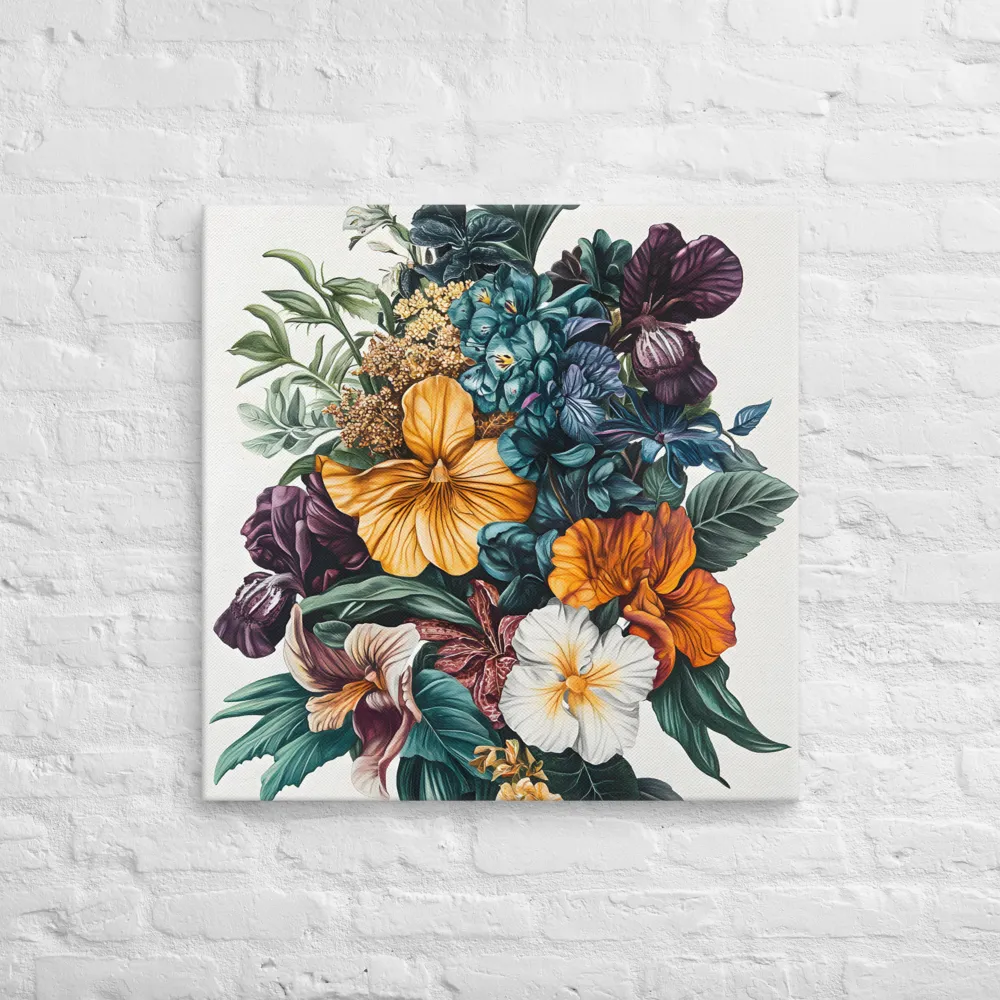Floral Symphony | Canvas | 28″×28″