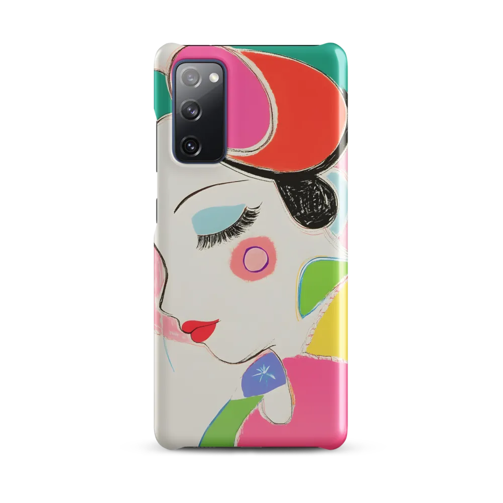 Whimsical Portrait in Colorful Abstraction