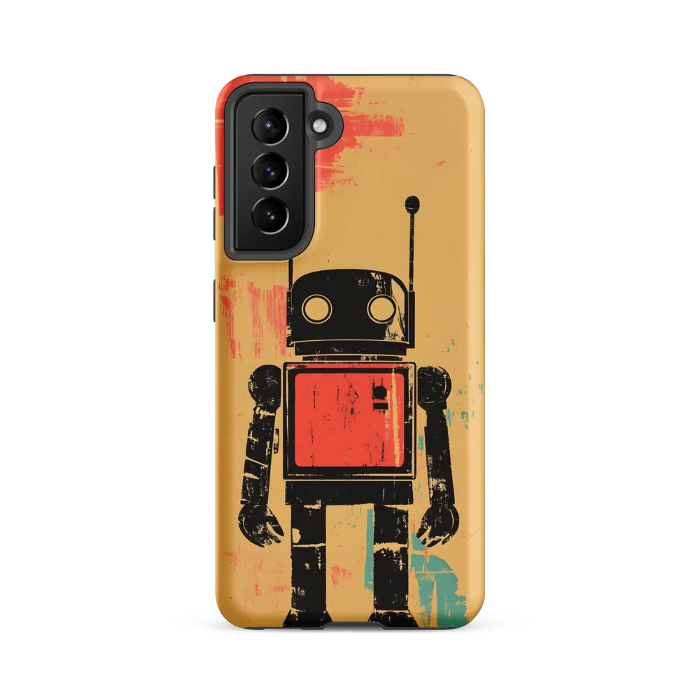 The Retro Robot | Phone Case |  S21 FE | Tough Case | Matte