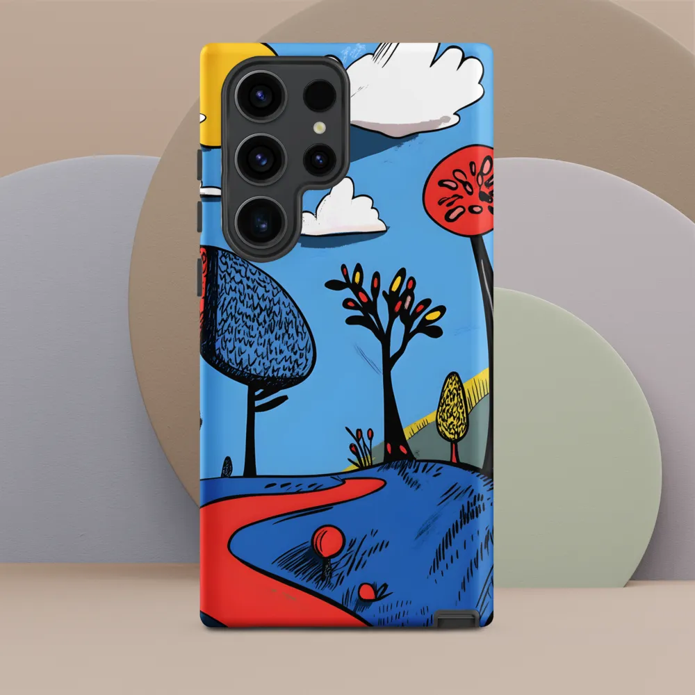 A Playful Journey Through Whimsical Woods | Phone Case |  S23 Ultra | Tough Case | Matte