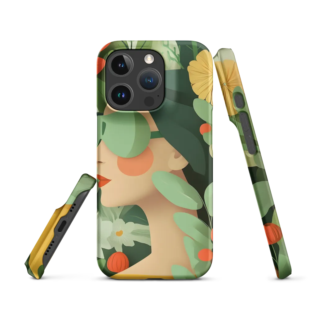 Nature's Serenity: A Modern Portrait | Phone Case |  16 Pro | Snap Case | Matte