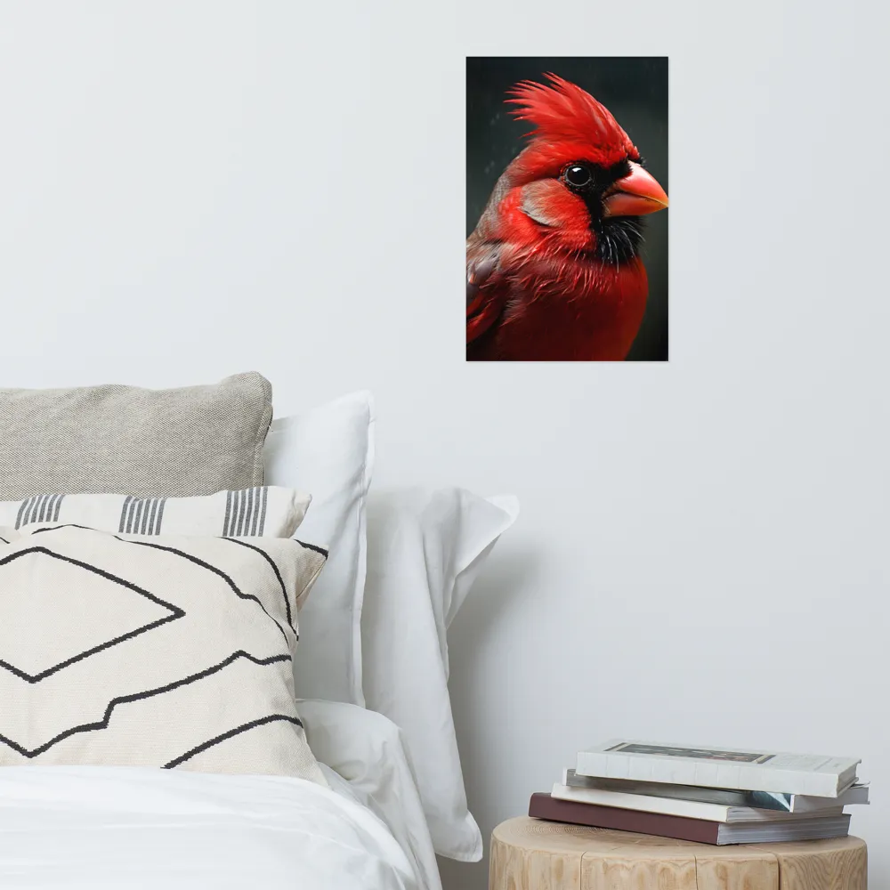 The Bold Cardinal | Poster | 12″×18″