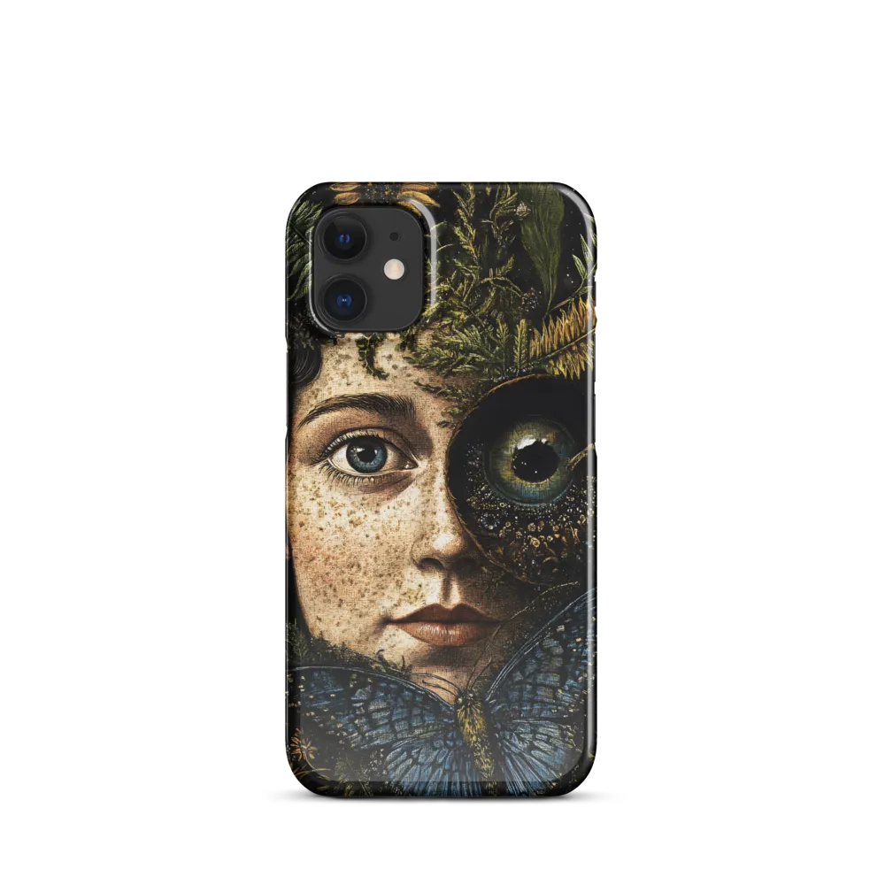Nature's Embrace: A Surreal Portrait | Phone Case |  12 Mini | Snap Case | Glossy