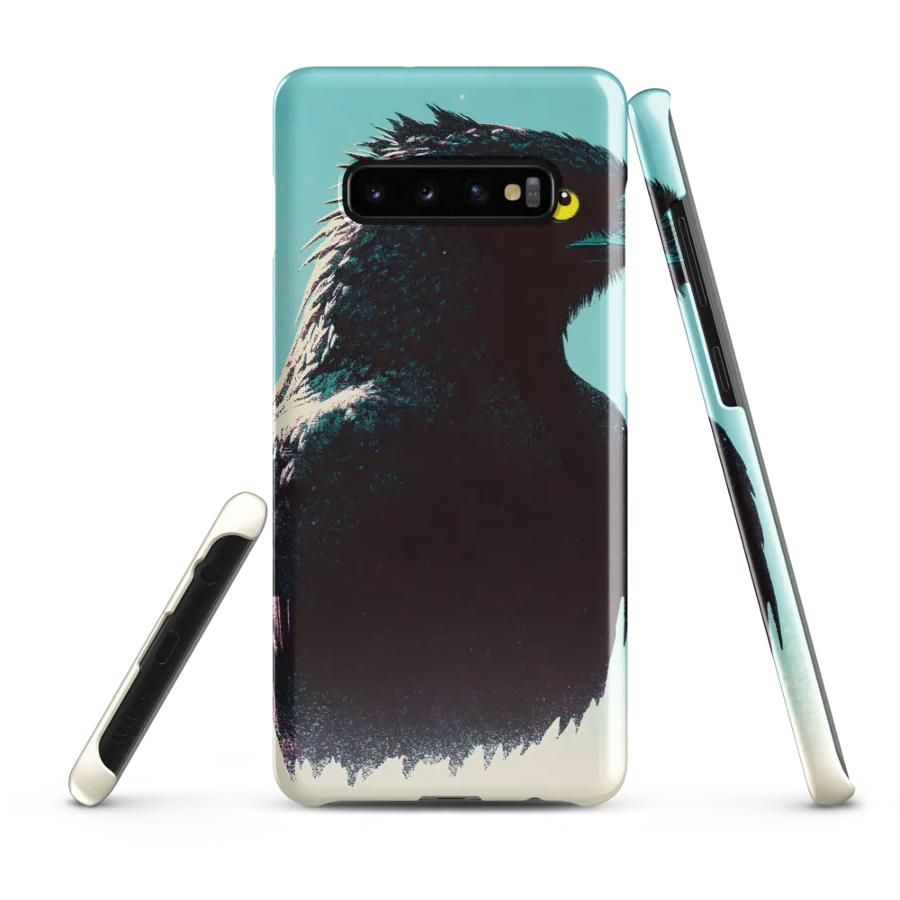 Eagle in Shadows: A Digital Odyssey | Phone Case |  S10 Plus | Snap Case | Glossy