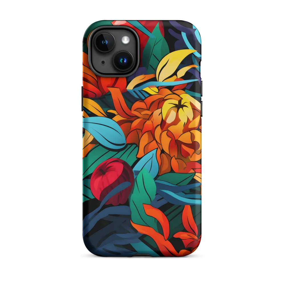 Tropical Harmony | Phone Case |  15 Plus | Tough Case | Matte