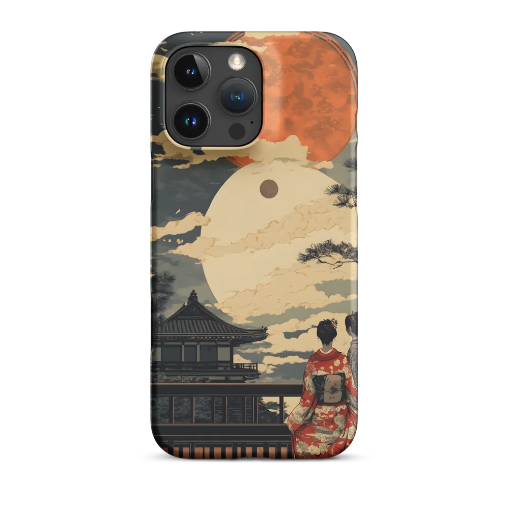 Under the Embrace of the Moon | Phone Case |  16 Pro Max | Snap Case | Matte