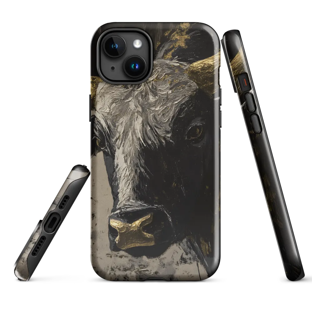 Majestic Bull: The Power in Black and Gold