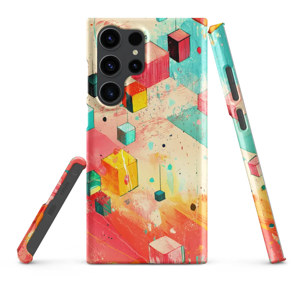 Suspended Cubes in Colorful Abstraction