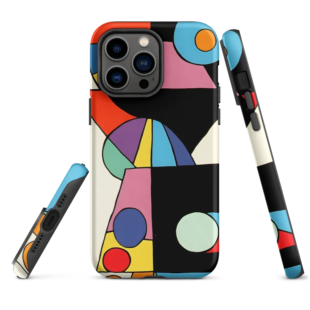 The Play of Shapes | Phone Case |  14 Pro Max | Tough Case | Matte
