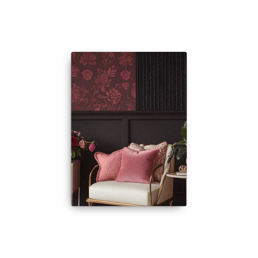 Elegance in Contrast: A Modern Interior Design | Thin Canvas | 9″×12″