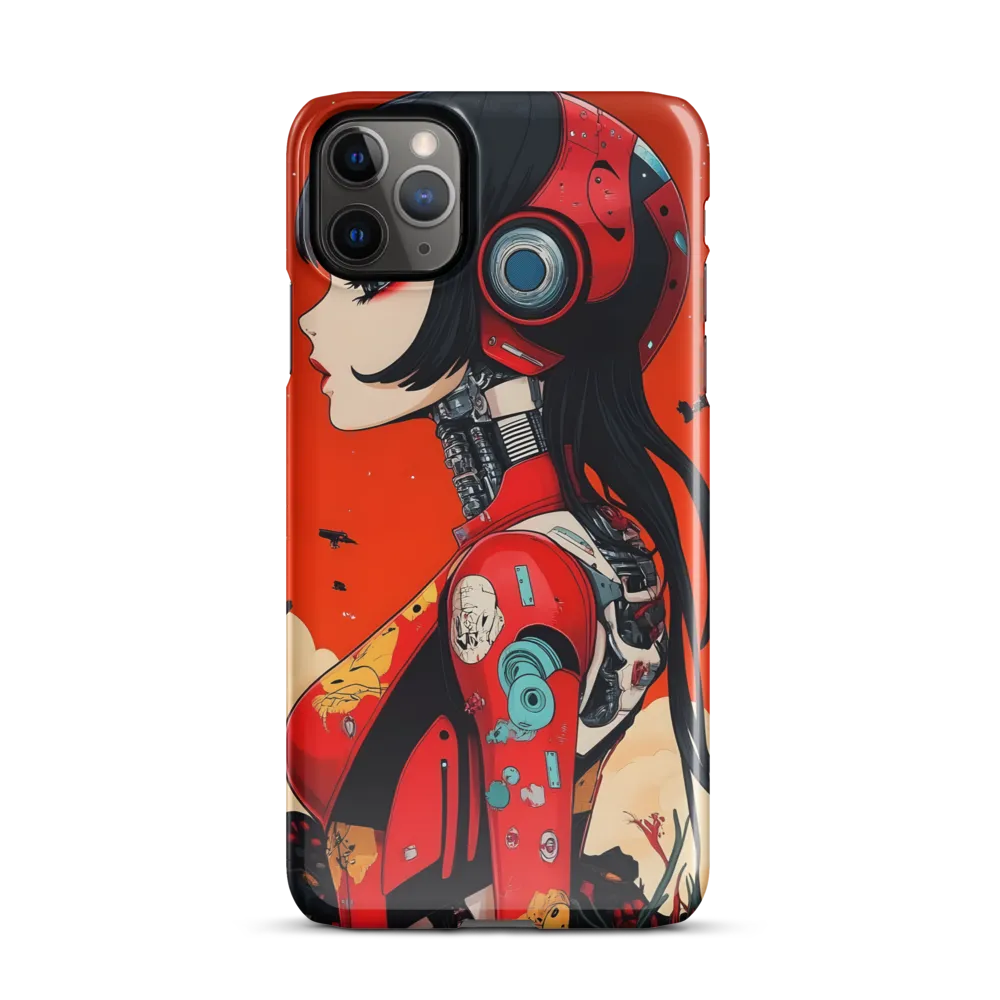 Ethereal Mechanica: A Cyberpunk Portrait | Phone Case |  11 Pro Max | Snap Case | Glossy