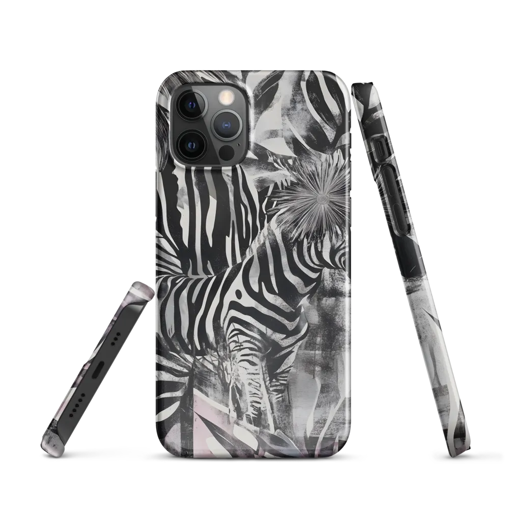 Zebra in the Jungle of Illusions | Phone Case |  12 Pro | Snap Case | Glossy
