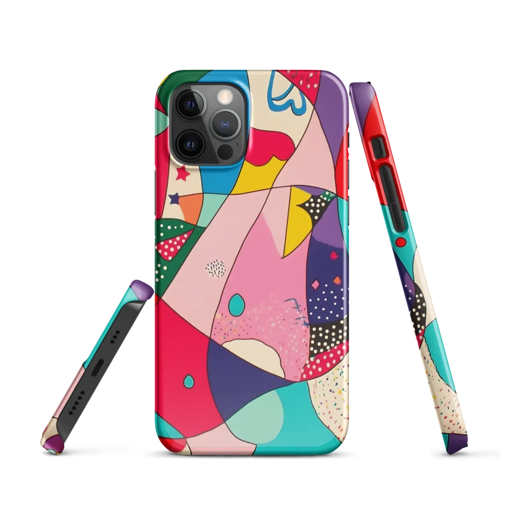 Playful Geometry in Color | Phone Case |  12 Pro | Snap Case | Glossy