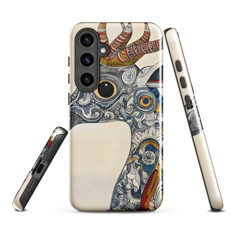 Whimsical Elegance: The Surreal Giraffe | Phone Case |  S24 Plus | Tough Case | Glossy