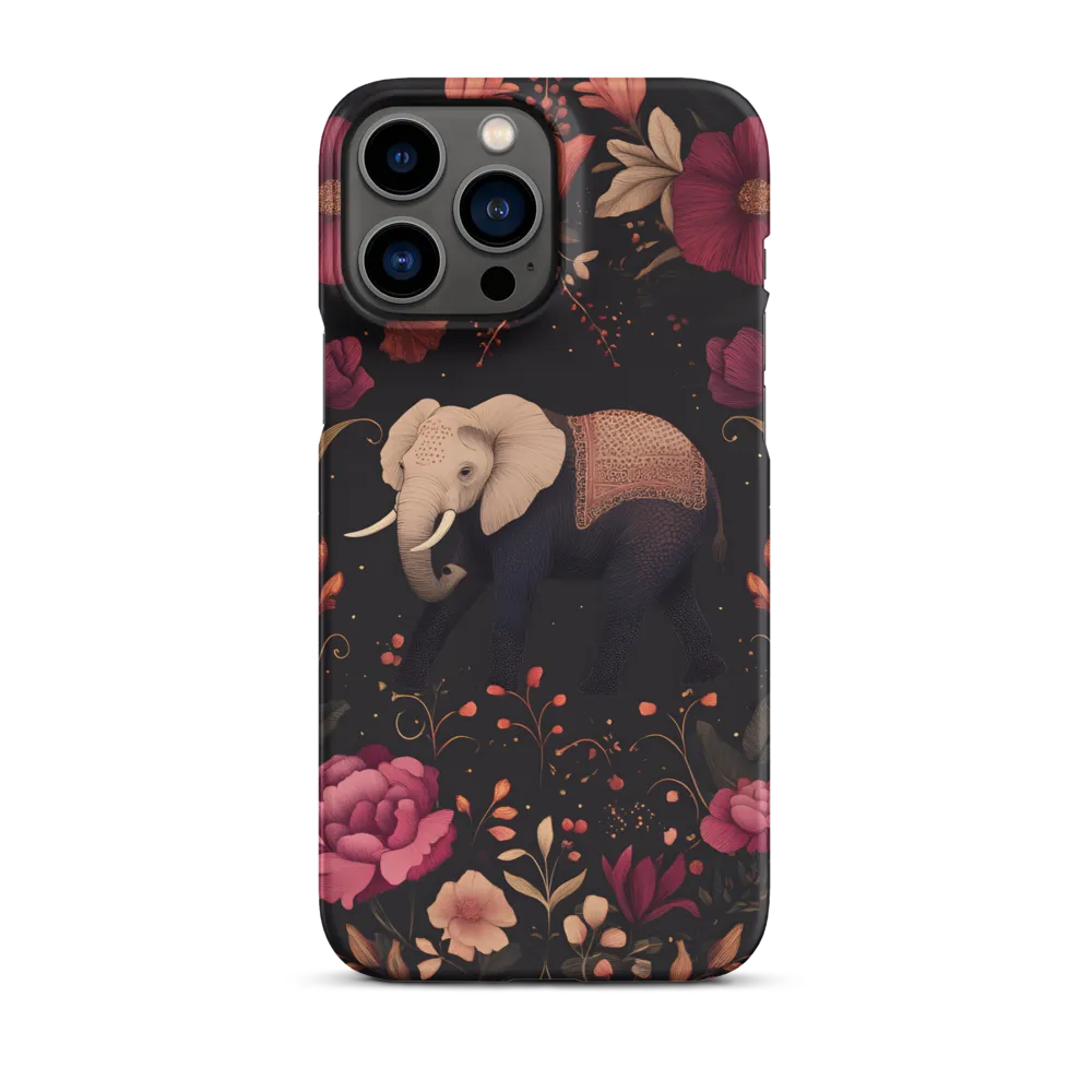 Whispers of the Wild: Elephants and Blooms