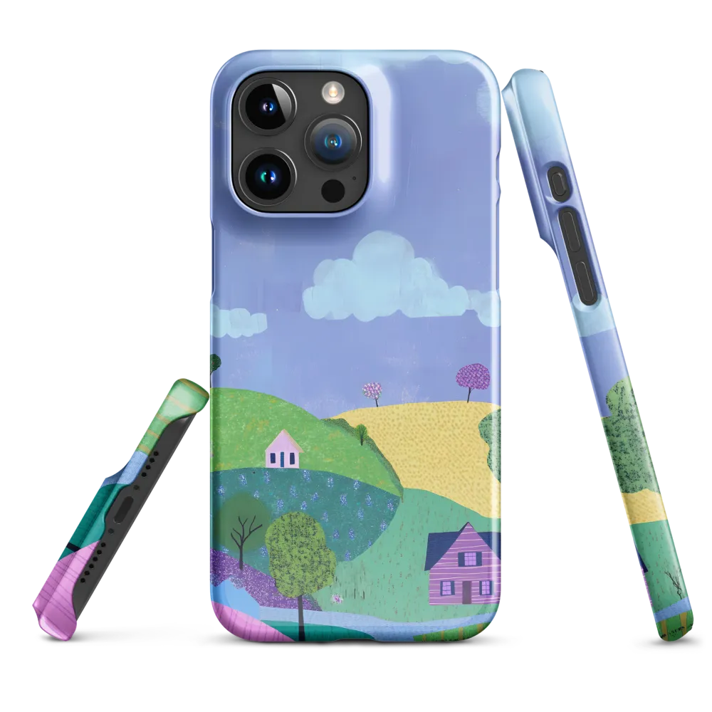Whimsical Hills and Quaint Homes | Phone Case |  15 Pro Max | Snap Case | Glossy