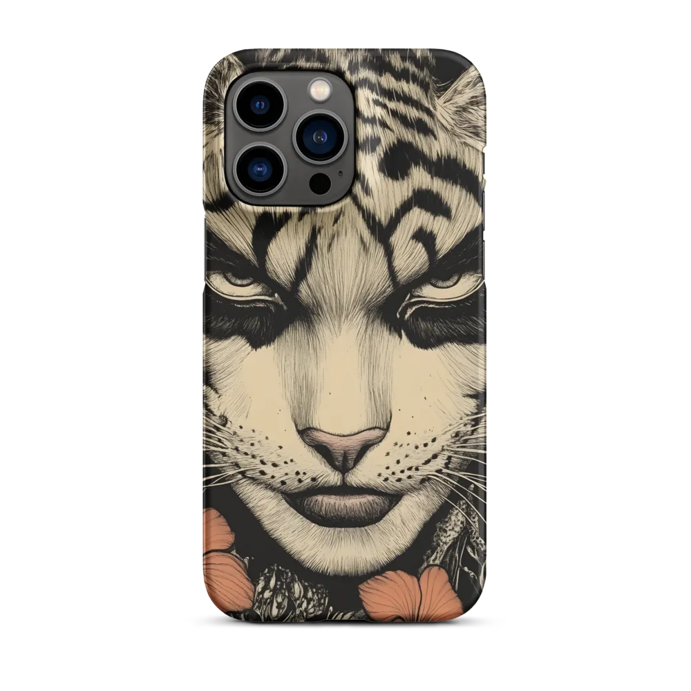 Feline Majesty: The Human-Leopard Connection | Phone Case |  14 Pro Max | Snap Case | Matte