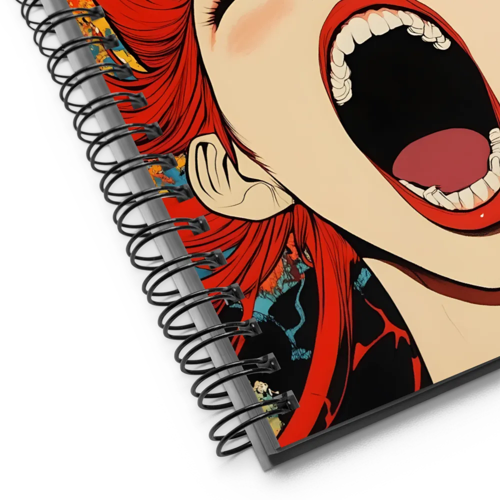 Eruption of Emotion | Spiral Notebook