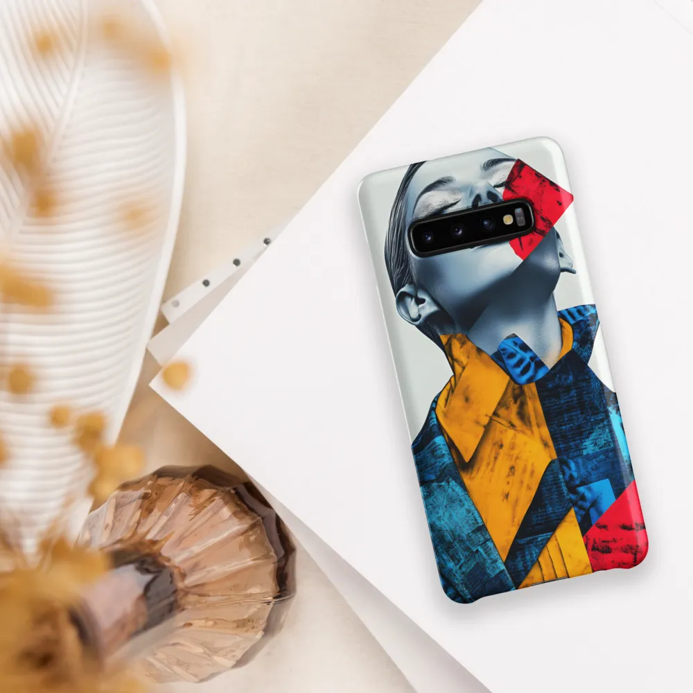 Fragmented Confidence: A Surreal Fashion Portrait