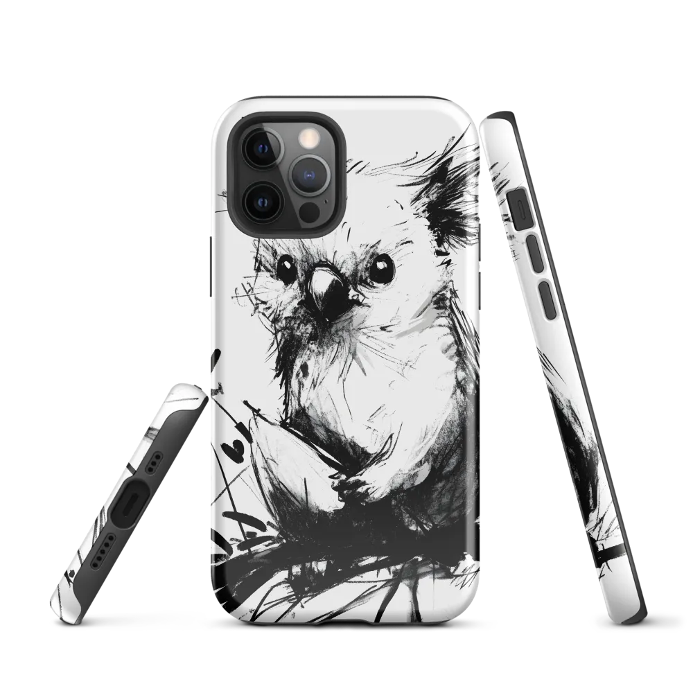 Whimsical Koala in Ink