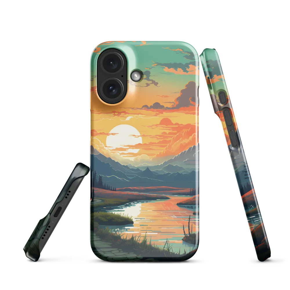 Serenity at Dusk | Phone Case |  16 | Snap Case | Glossy