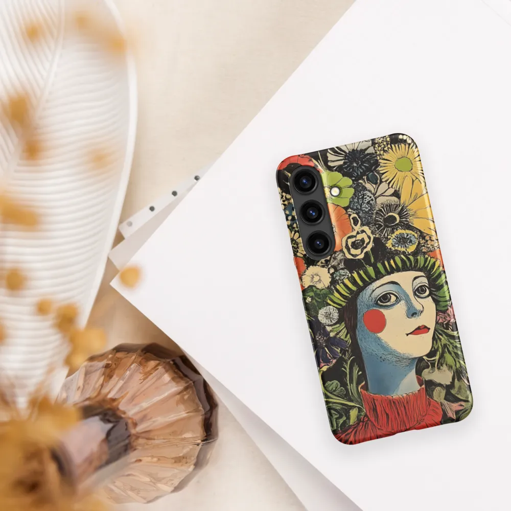 Floral Whimsy: A Portrait of Nature's Embrace
