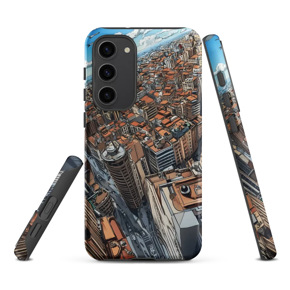 Aerial Symphony of Urban Life