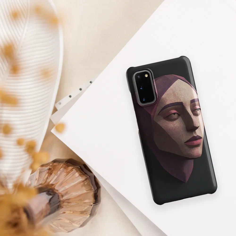 Geometric Elegance: A Contemporary Portrait