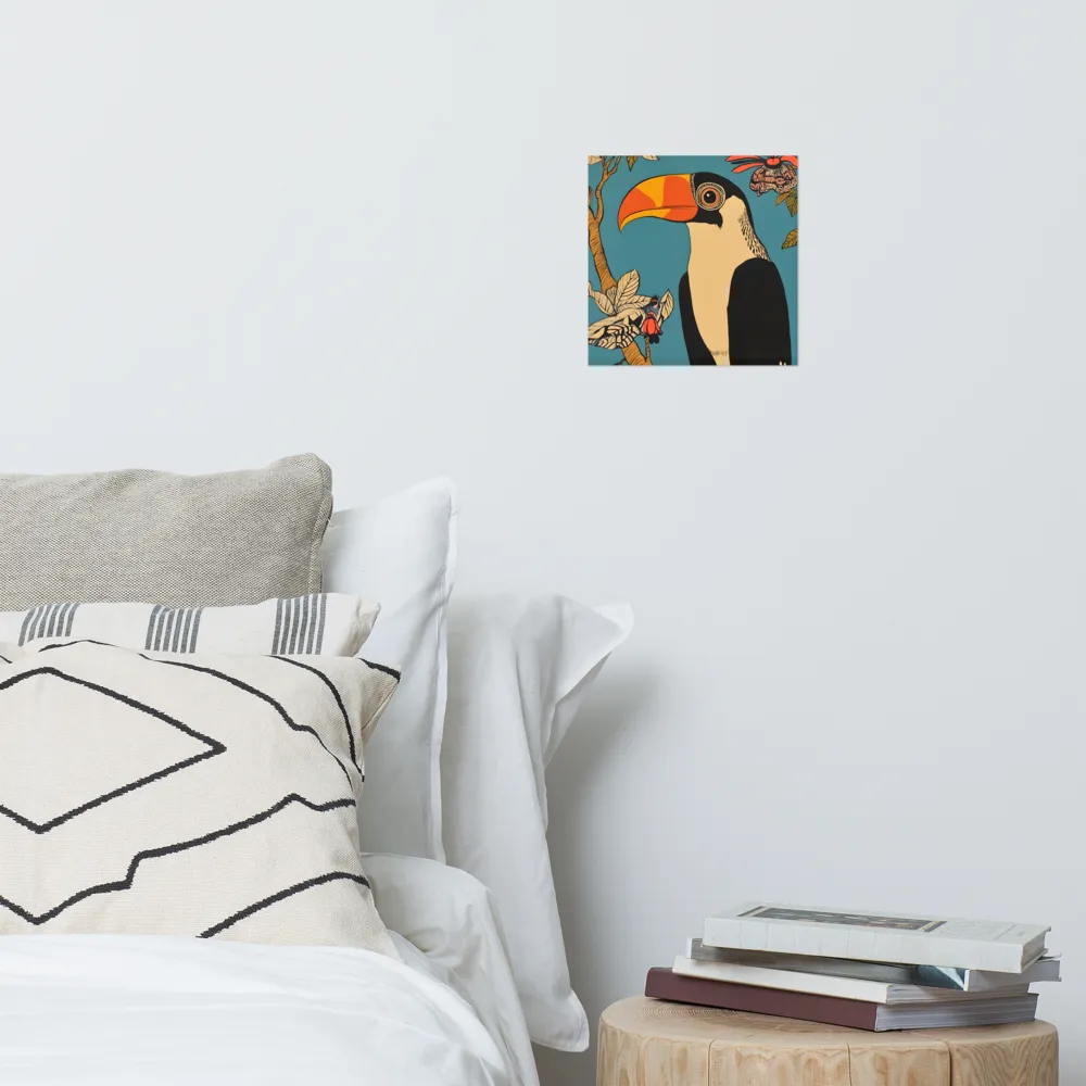 Tropical Majesty: The Toucan at Rest | Poster | 10″×10″
