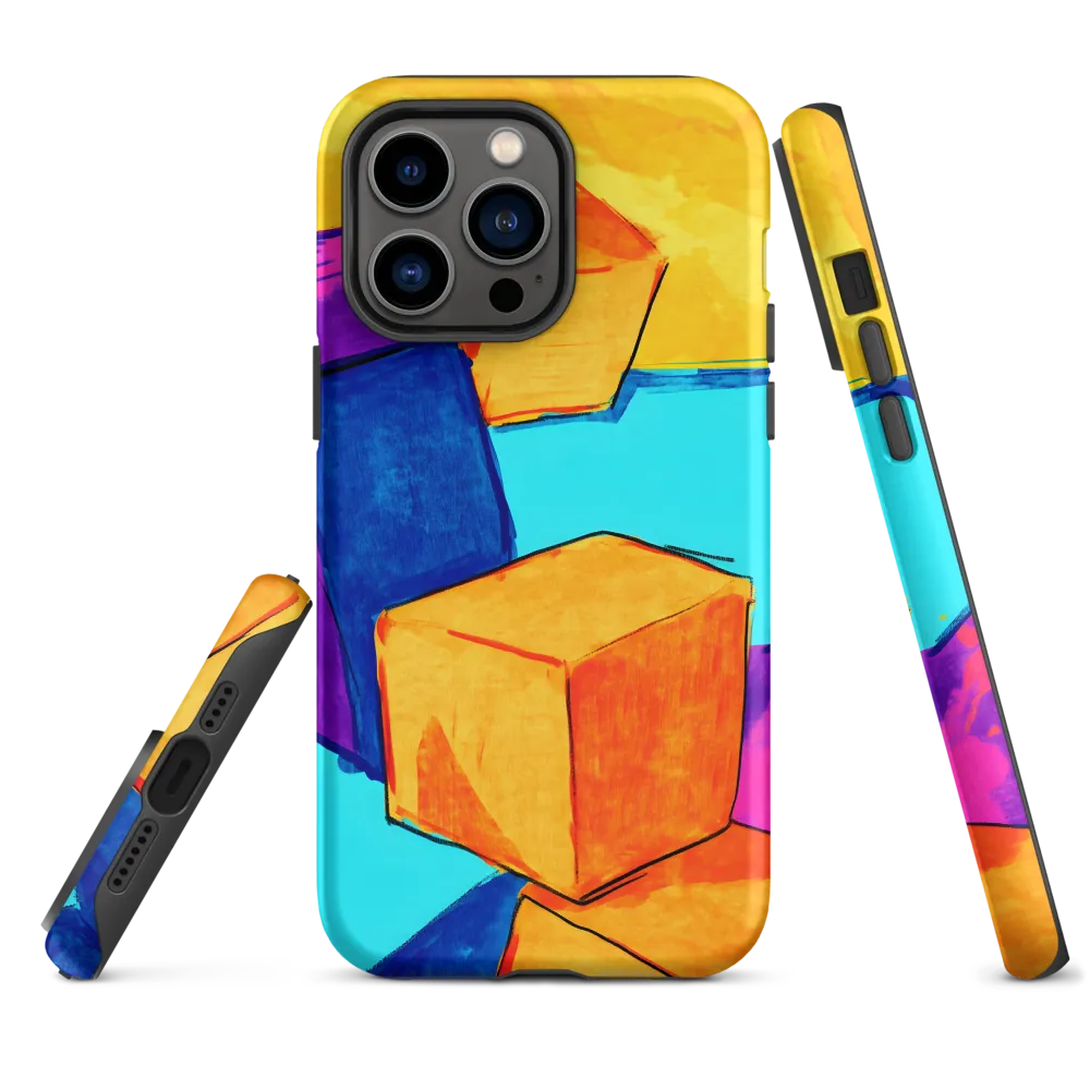 Playful Cubes in Vibrant Harmony