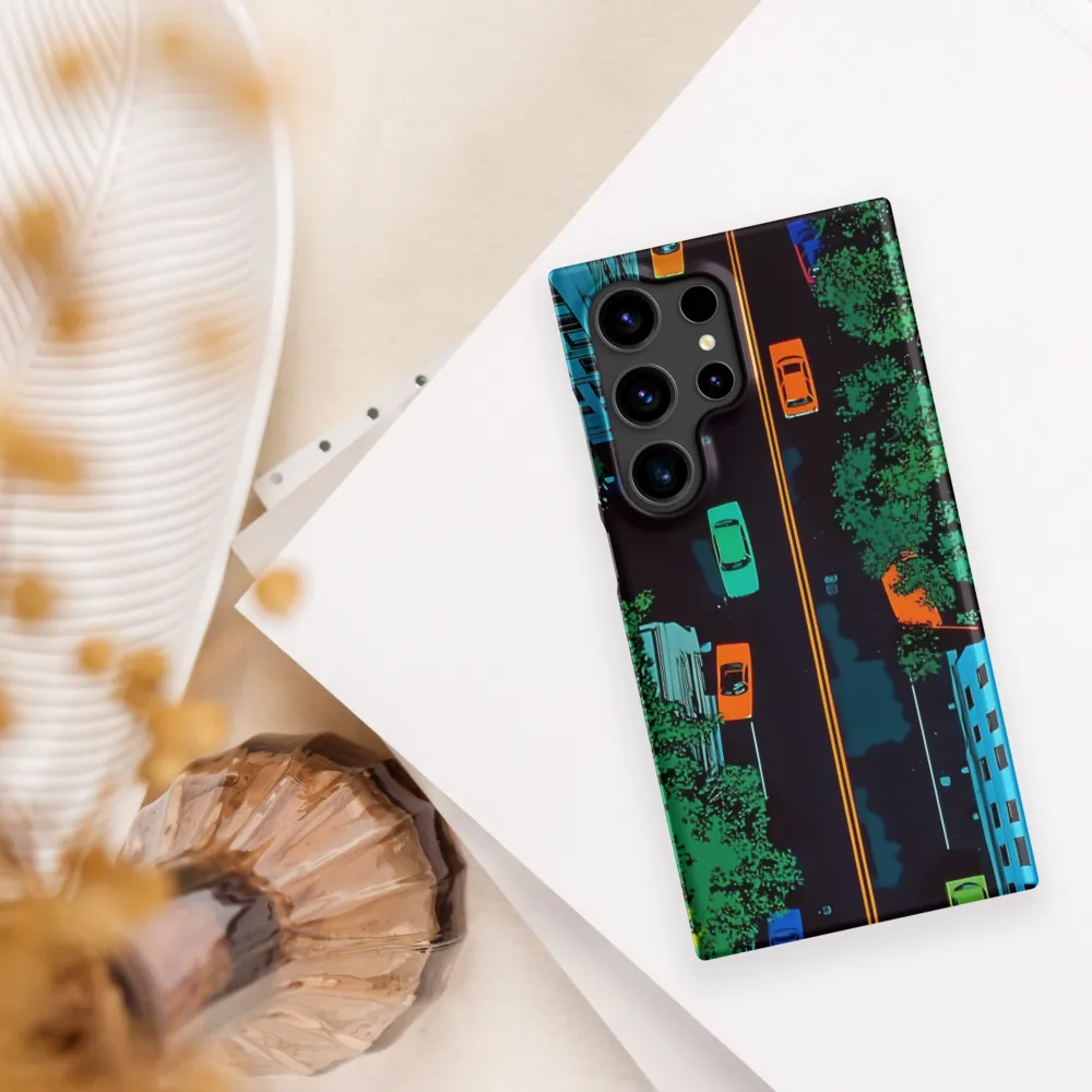 Urban Pulse: A Colorful Intersection
