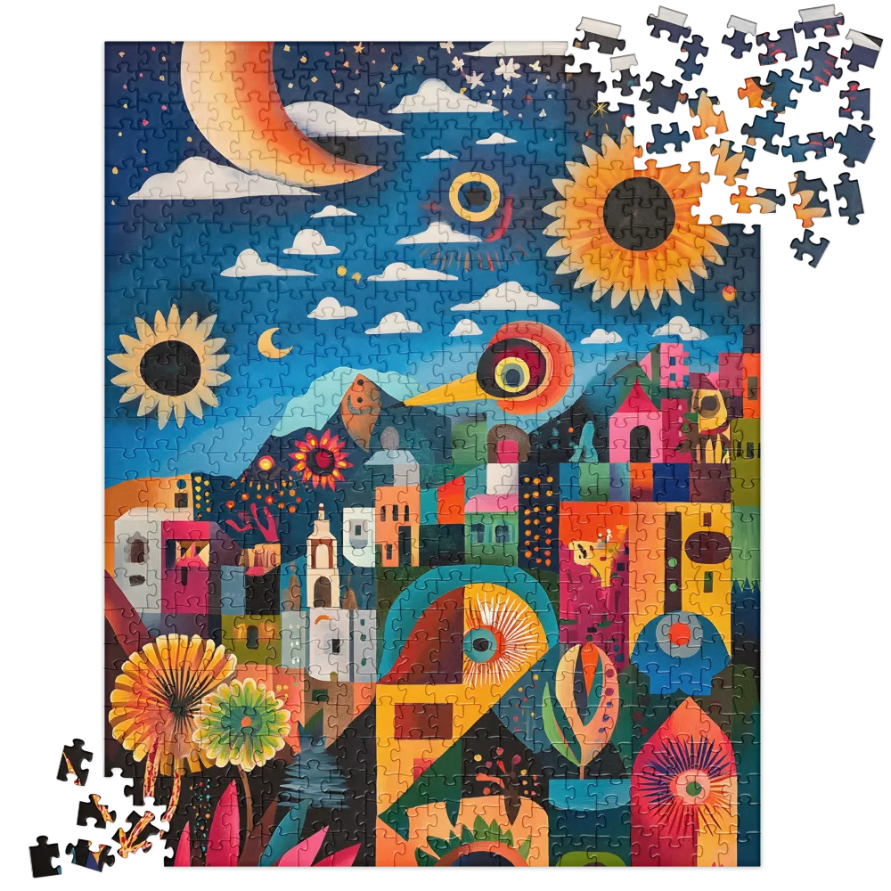 Whimsical Vibrance | Jigsaw Puzzle | 520 pieces