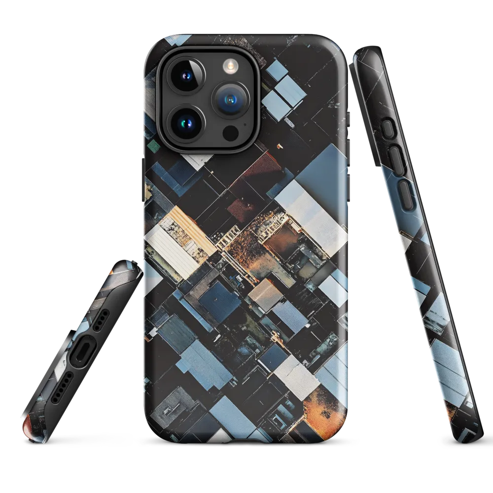 Urban Mosaic from Above | Phone Case |  15 Pro Max | Tough Case | Glossy