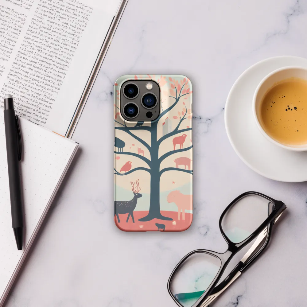 Whimsical Tree with Playful Creatures