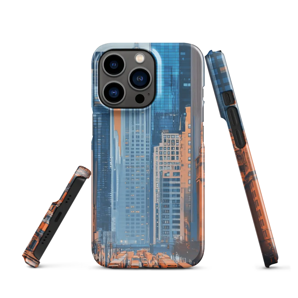 Urban Symphony in Blue and Orange