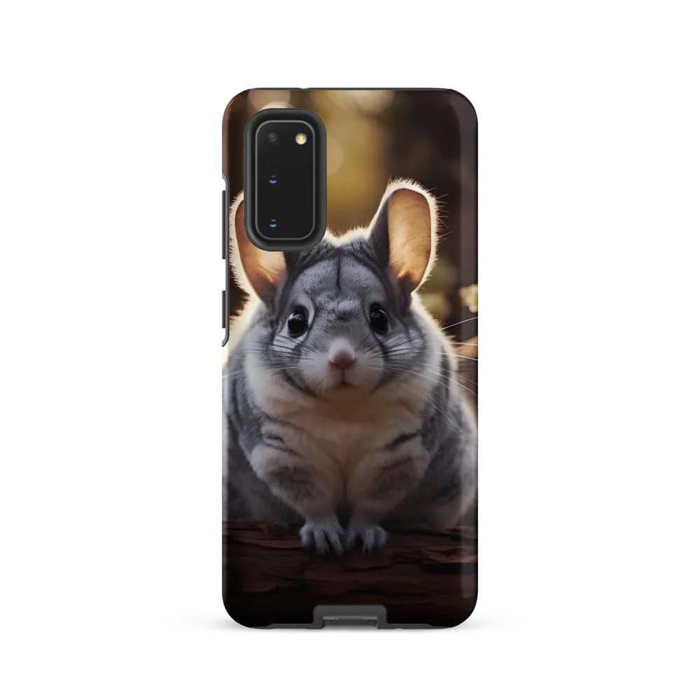 Curious Chinchilla in the Forest