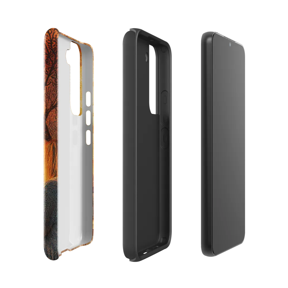 Whispers of a Golden Sunset | Phone Case |  S22 | Tough Case | Glossy