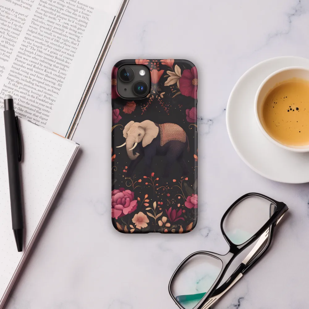Whispers of the Wild: Elephants and Blooms