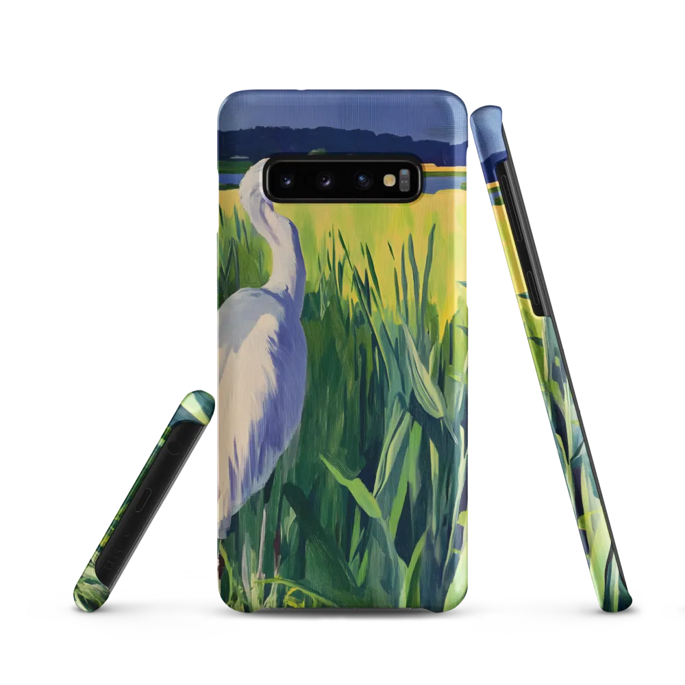 Graceful Presence: The Heron in the Meadow