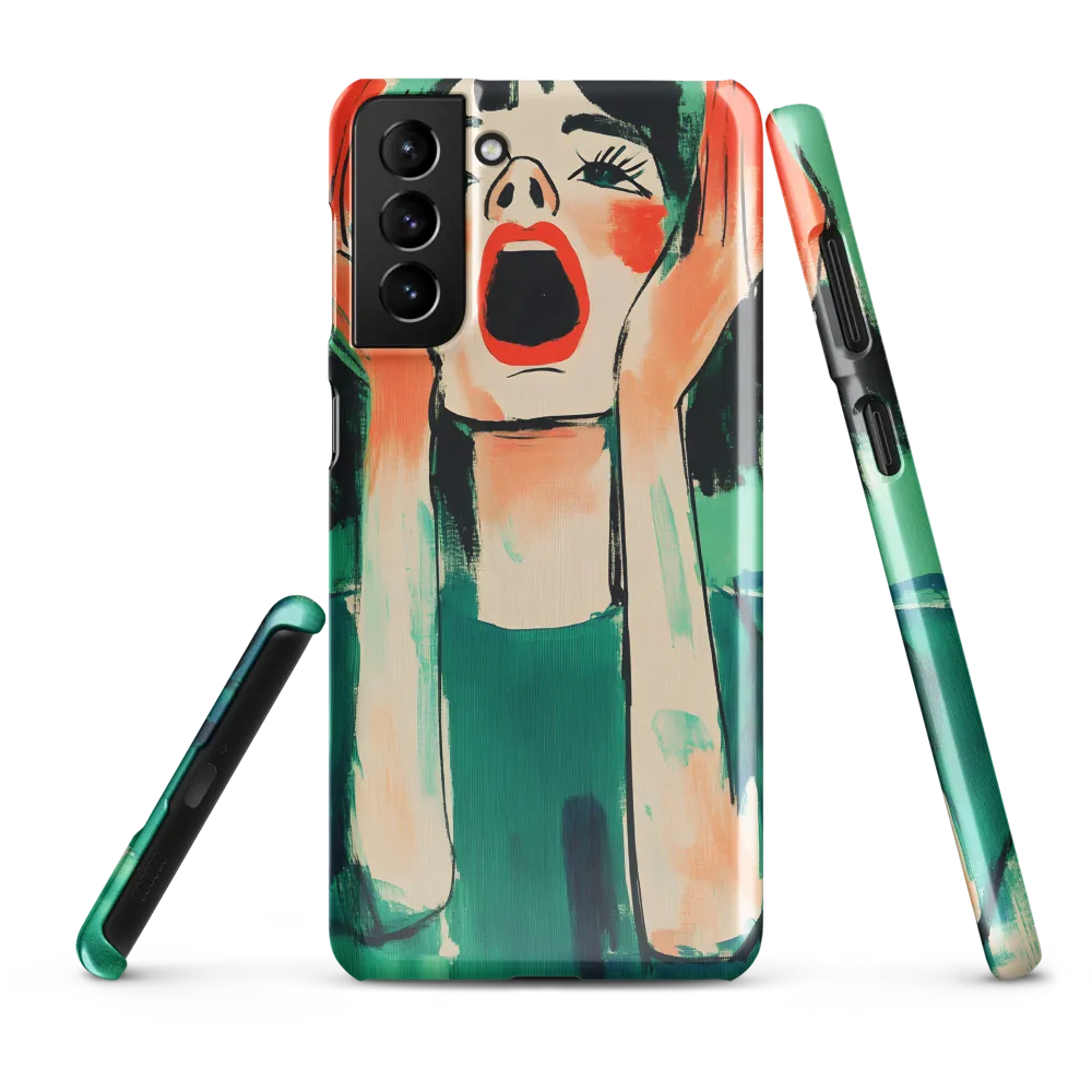 A Cry for Help | Phone Case |  S21 Plus | Snap Case | Glossy