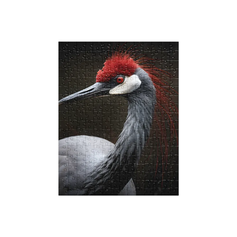 Ember-Crested Elegance | Jigsaw Puzzle | 252/520 pieces