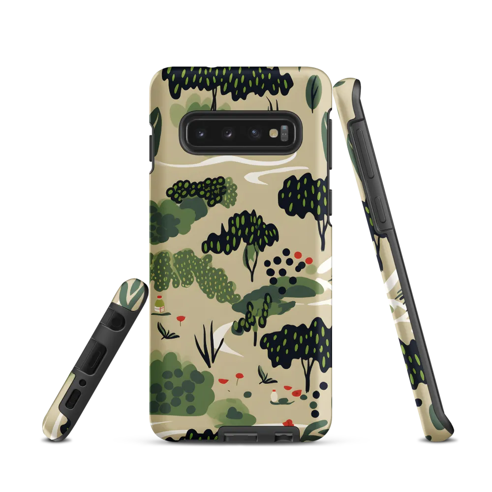 Harmony in Nature: A Whimsical Tapestry | Phone Case |  S10 | Tough Case | Matte