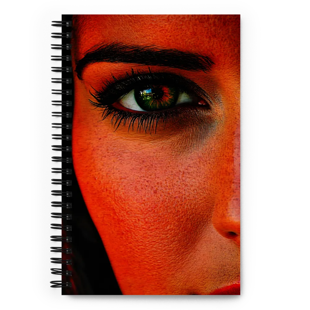 Gaze of Intensity | Spiral Notebook