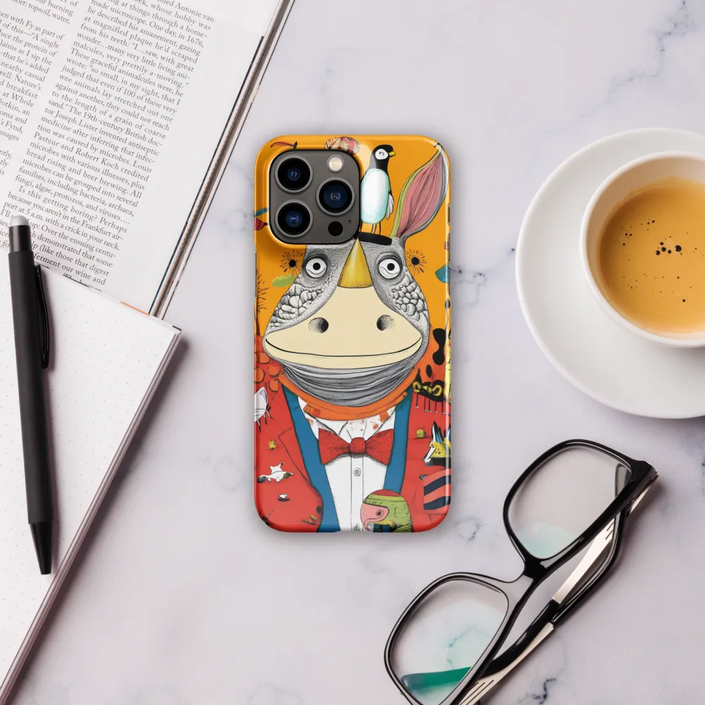 Whimsical Rhinoceros: A Playful Encounter