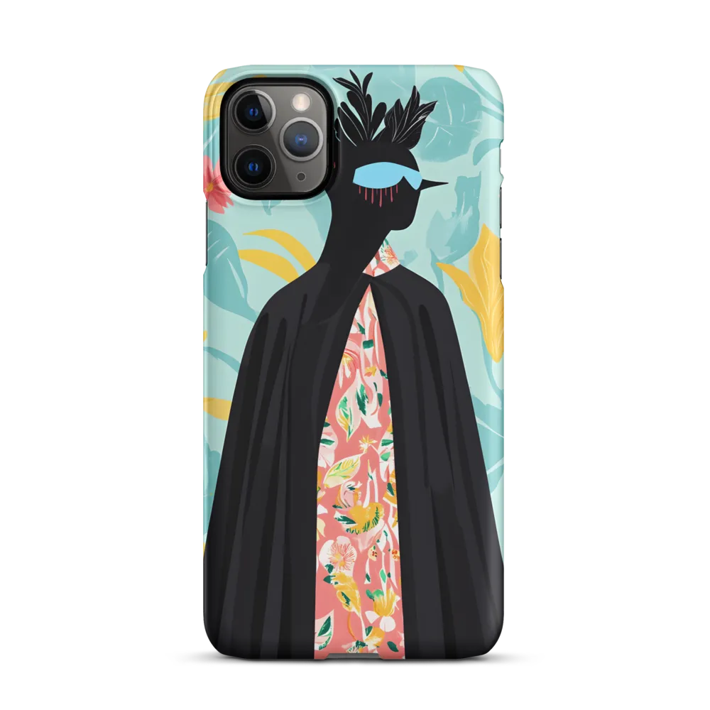 Silhouette with Floral Panel