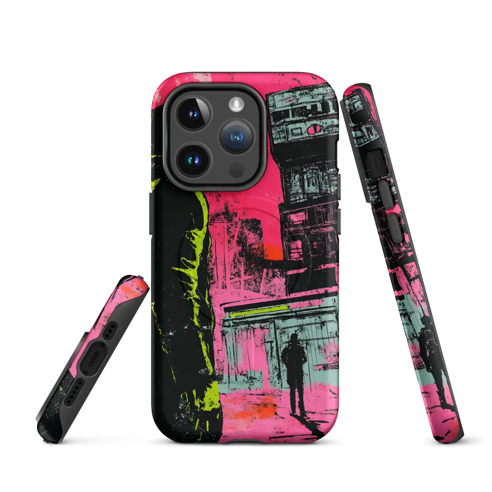 Urban Echoes of Mystery | Phone Case |  14 Pro | MagSafe® Tough Case | Matte